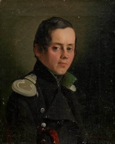 Portrait of a Young Officer by TULOV FEDOR